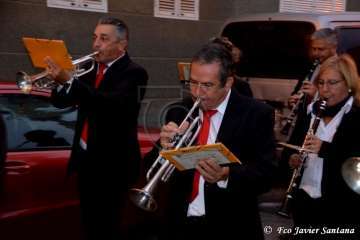  Procesión sin presencia policial en Ojos de Garza (Foto TA)